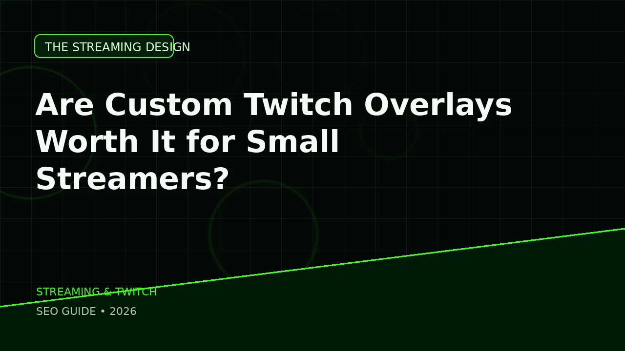 Are Custom Overlays Worth It? featured image for The Streaming Design blog