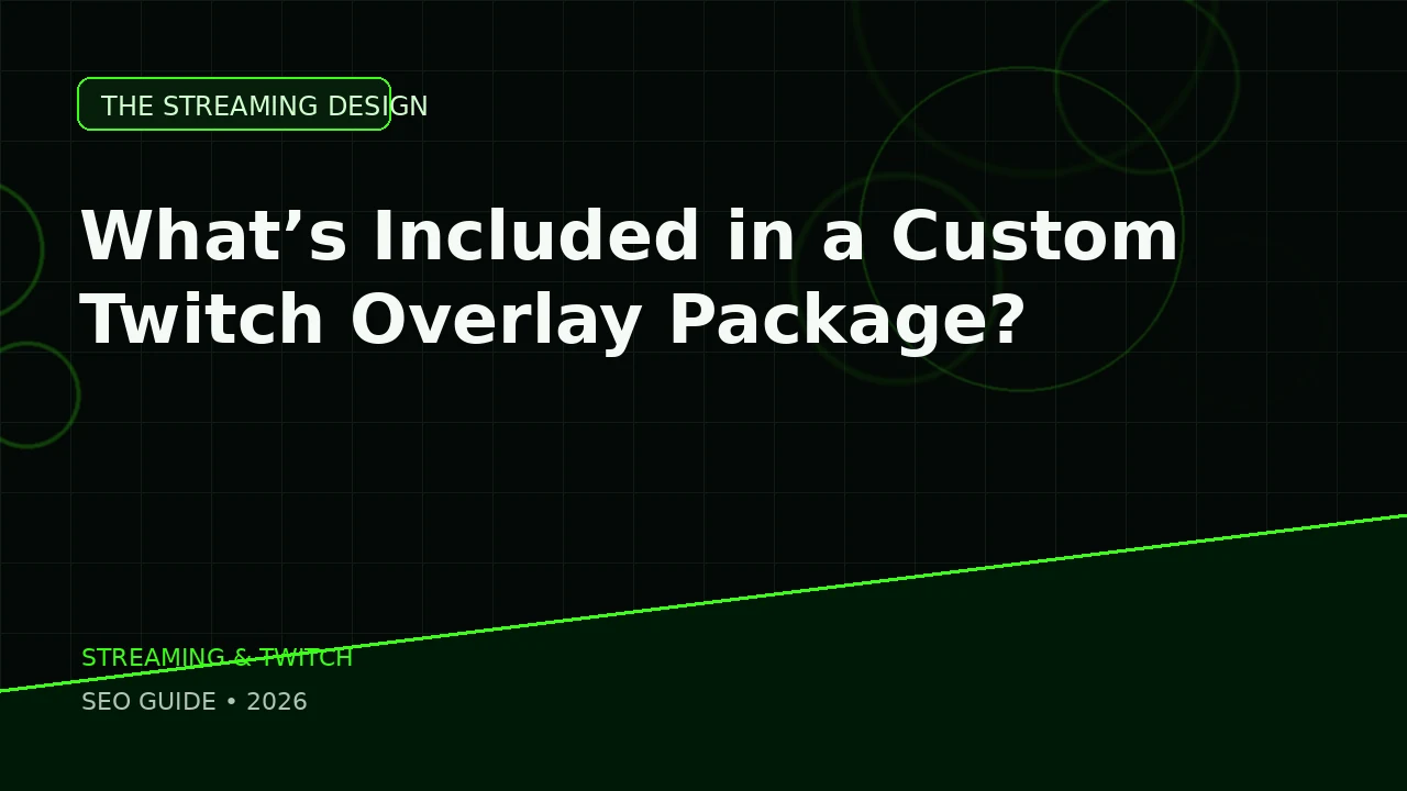 Overlay Package Checklist featured image for The Streaming Design blog