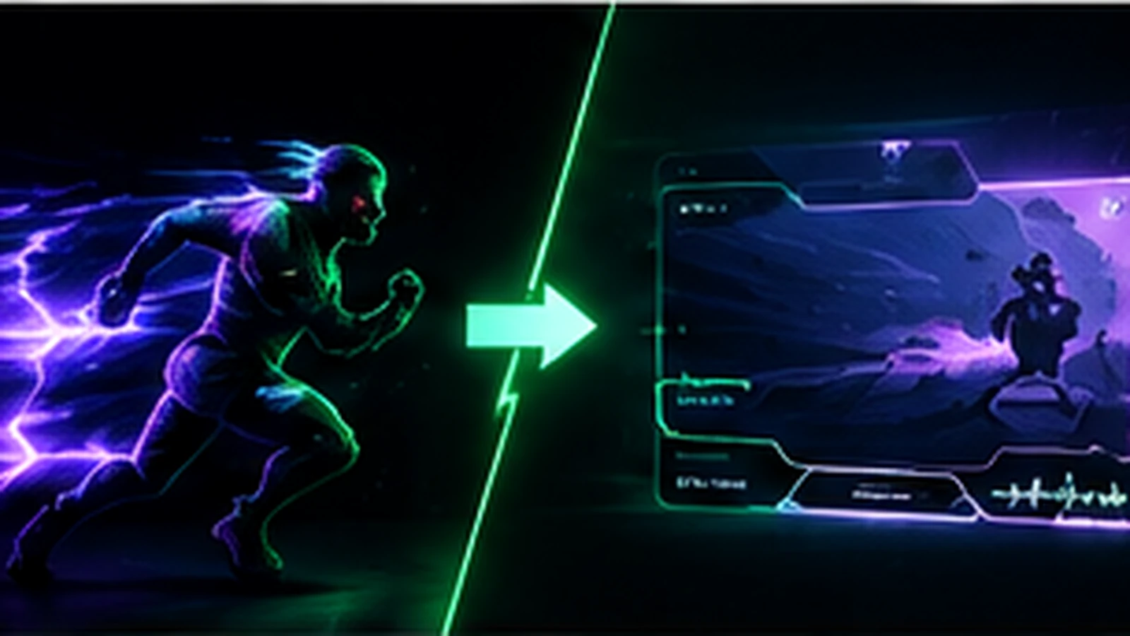 Animated and static Twitch overlay styles compared side by side