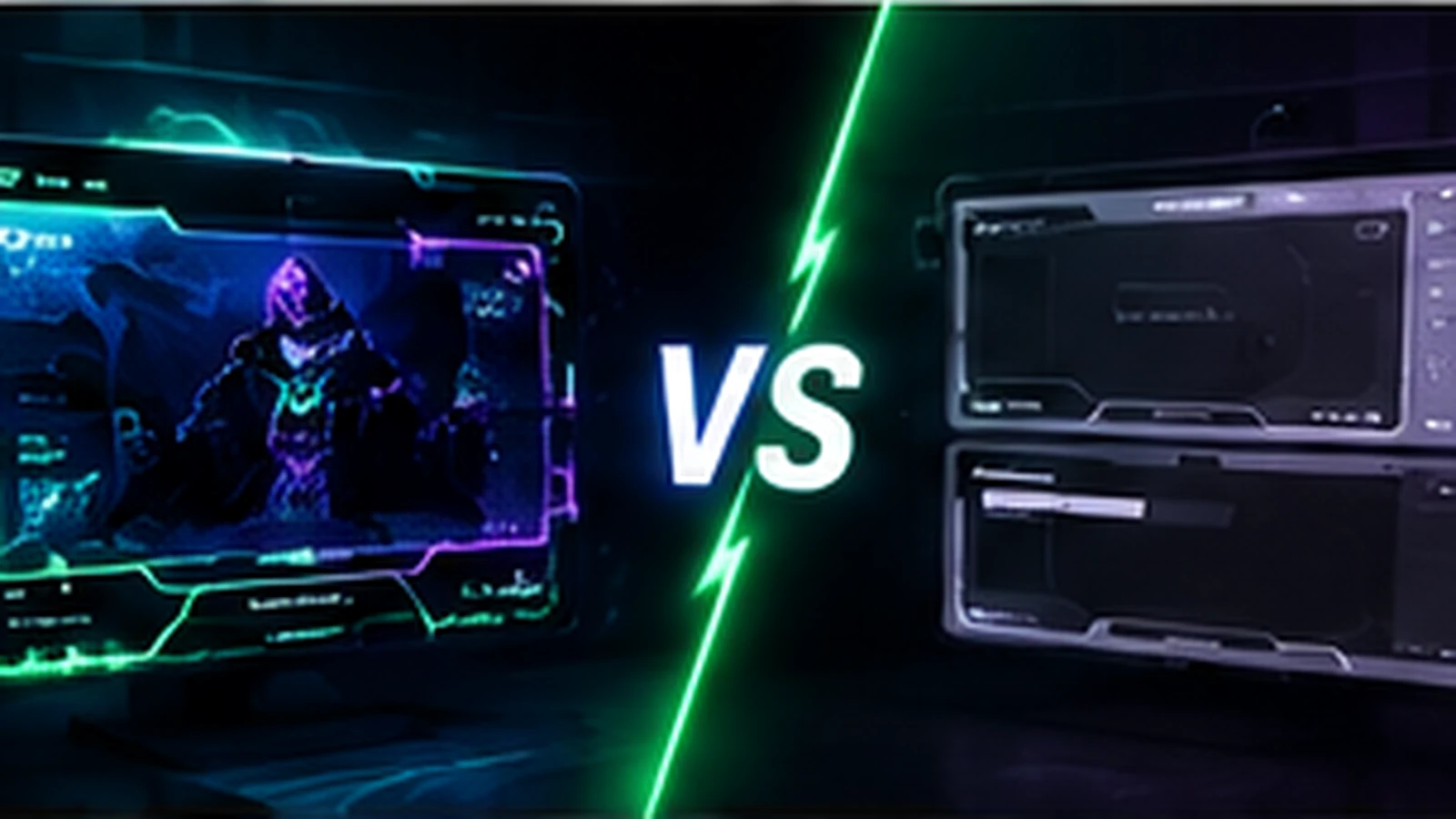 Custom and premade Twitch overlay designs compared side by side