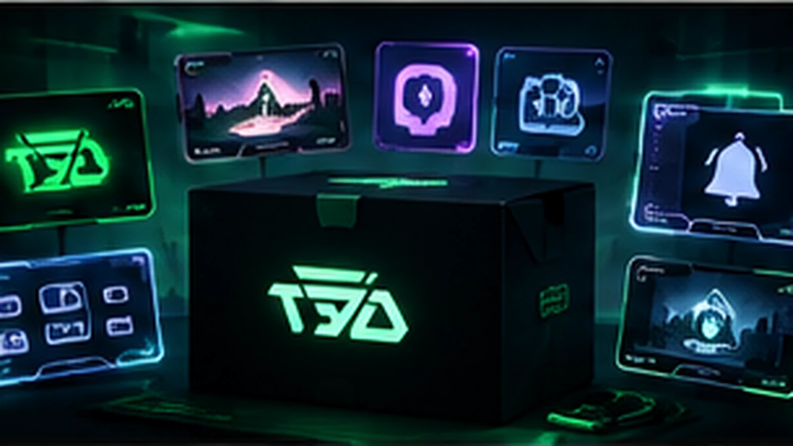 Custom Twitch overlay package with scenes, alerts, panels, and streaming assets